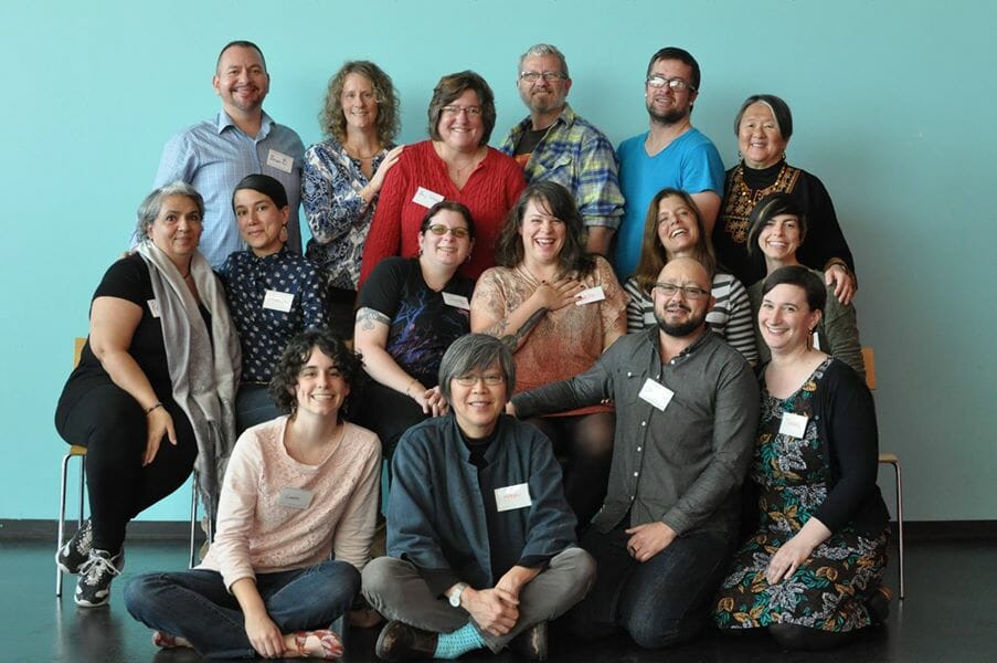 Photo of Students of the San Francisco Reiki Center with Brian Brunius, Christopher Tellez, and Phyllis Lei Furumoto