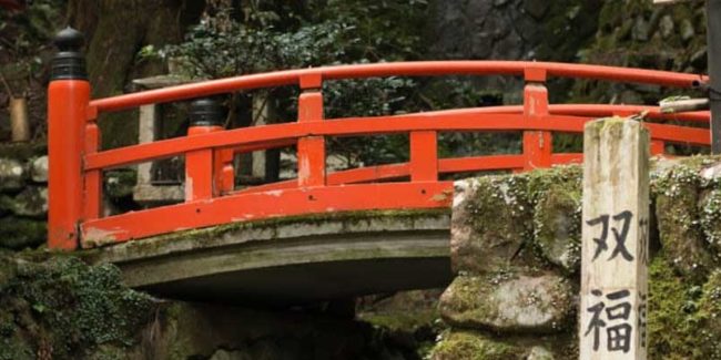 Kurama-footbridge-crop Footbridge on Mount Kurama, Kyoto, Japan