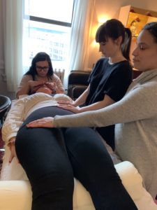 Photo of students participating in a Reiki Circle at the NYC Reiki Center with Brian Brunius