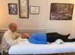 Photo of Reiki Master Simon Light giving a Reiki treatment to a client at the NYC Reiki Center