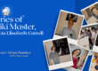 A graphic reading "Stories of Reiki Master Patricia Elisabeth Carroll" and showing photos of her life as a Reiki teacher.