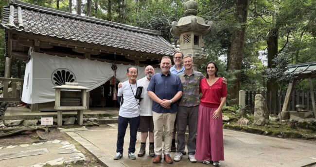 October 19, 2025 - Brian Battjer's Reiki Master initiation on Mount Kurama, Kyoto, Japan