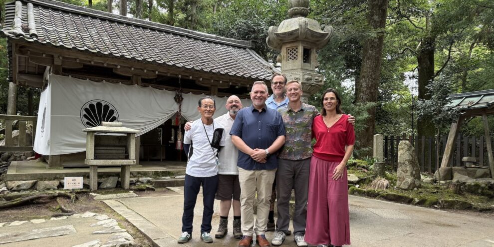 October 19, 2025 - Brian Battjer's Reiki Master initiation on Mount Kurama, Kyoto, Japan