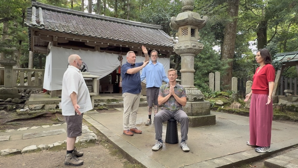 October 19, 2025 - brian Battjer's Reiki Master initiation on Mount Kurama, Kyoto, Japan