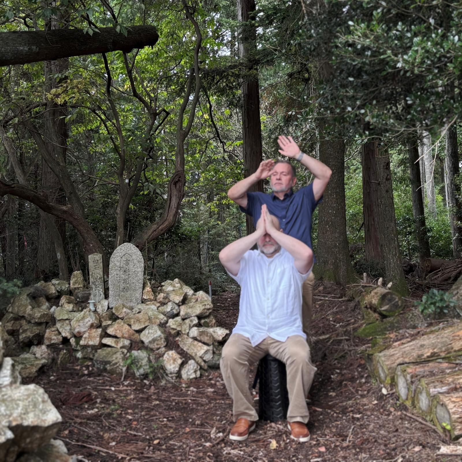 Mark Straubel's Reiki Master initiation at the Pearl White Dragon King site